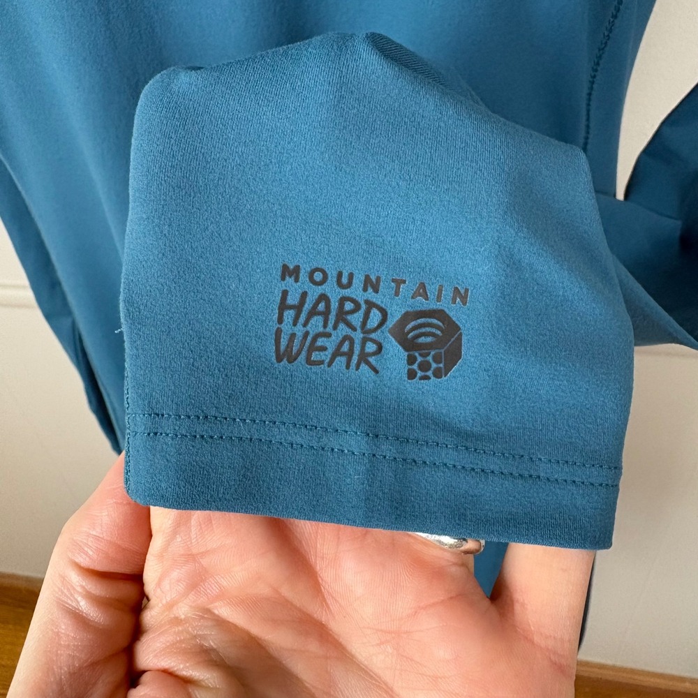 Mountain Hardwear Womens Crater Lake Dress NWT‎ Sz M Baltic Blue Long Sleeve UPF - Picture 6 of 15